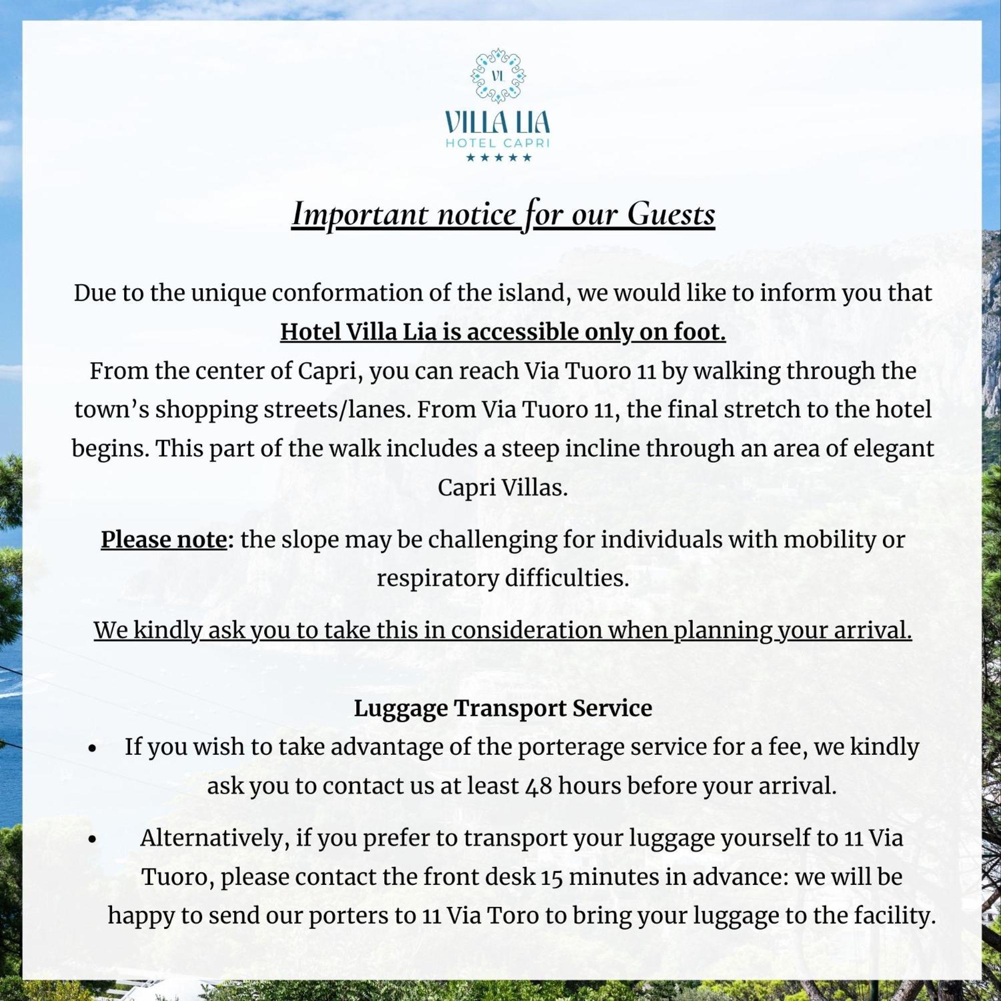 Villa Lia Hotel Capri Exteriör bild